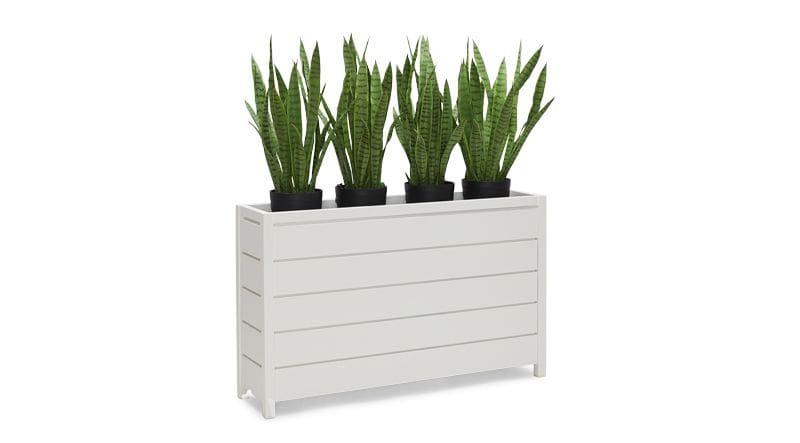 Luzon Planter Box - White