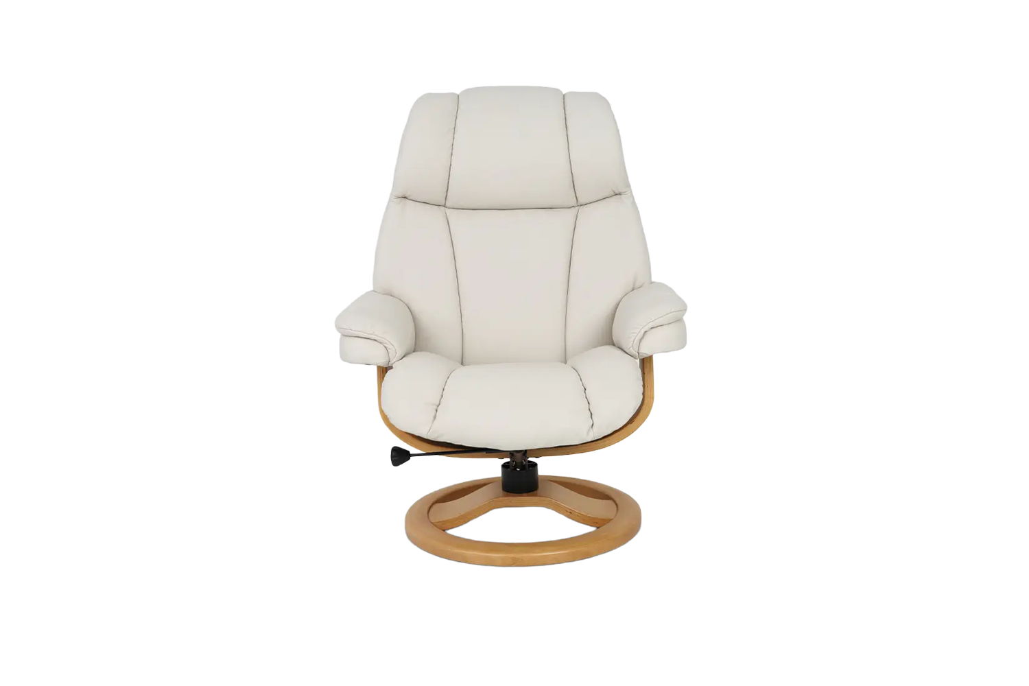 General Leather Fjords Recliner- Ivory large