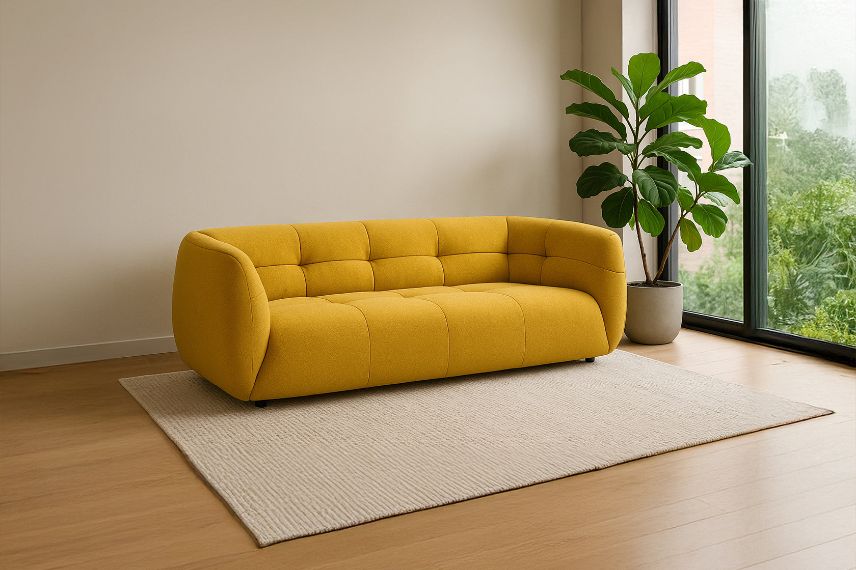 Bric 3 Seater - Fabric