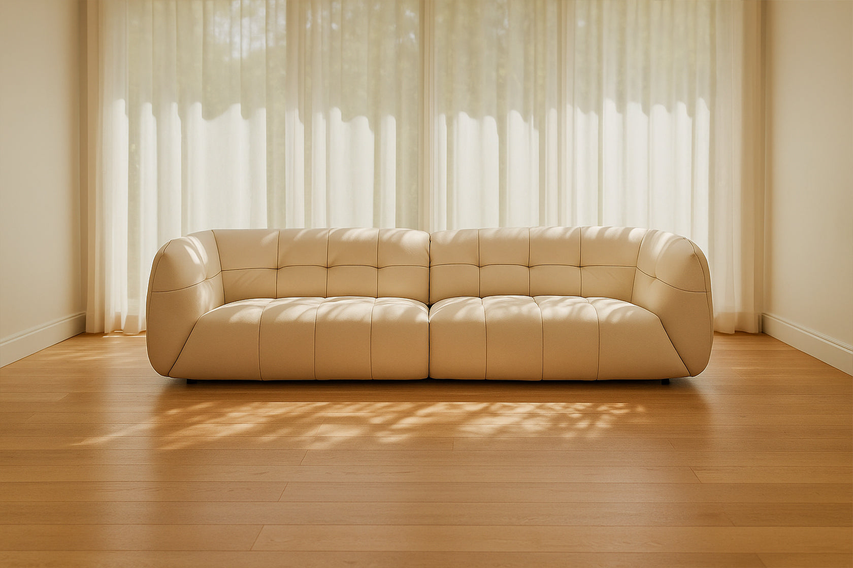 Bric 3 Seater Leather