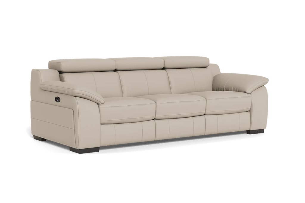 Delia 3 Seater Dual Electric Recliners With Adjustable Headrests And Zero Wall Technology