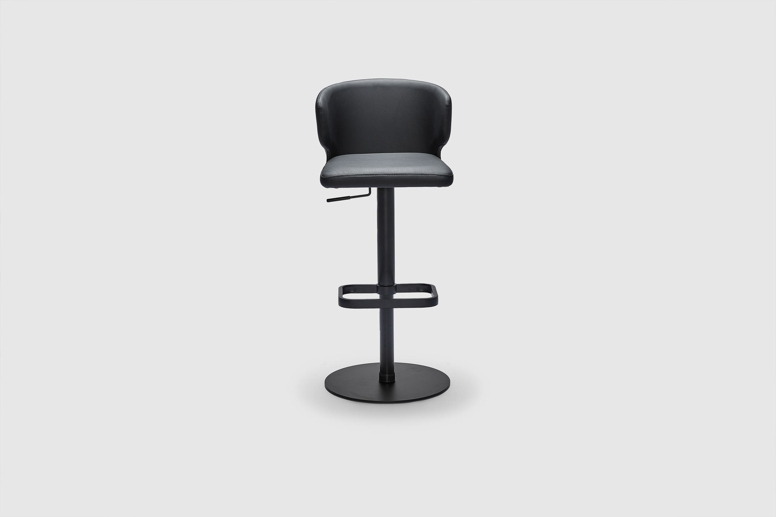 Sesto Gas-Lift Bar Stool - Black