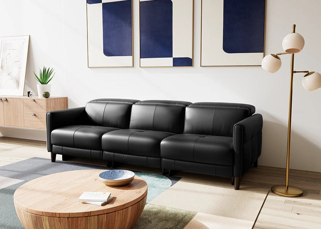 Franklin 3.5 Seater Dual Electric Recliners And Electric Headrests