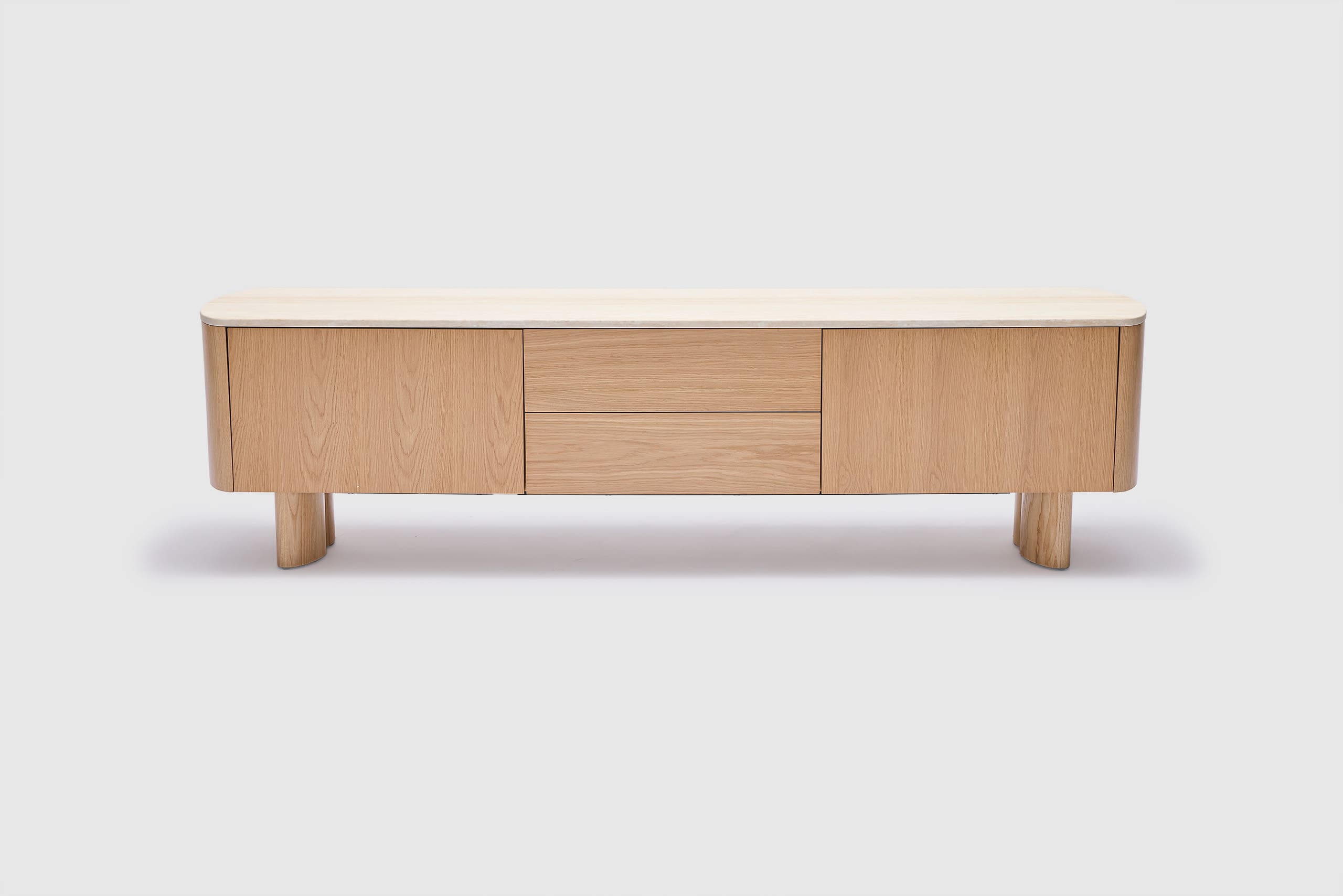 Paragi Travertine Entertainment Unit