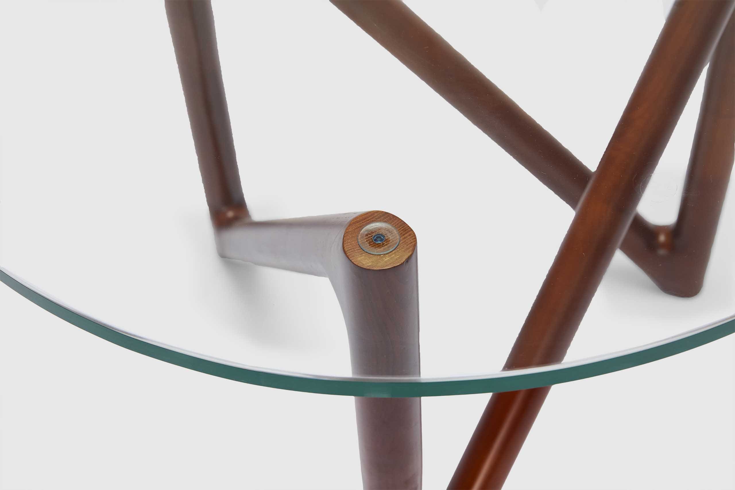 Lamp Table Twist -Havana