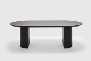 Dining Table Amaretto Black Timber