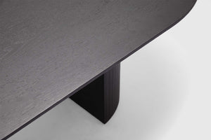 Dining Table Amaretto Black Timber