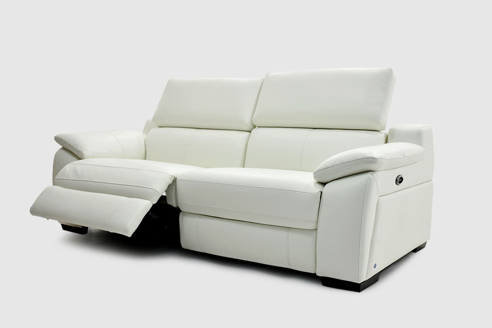 Delia 2.5 Seater Dual Electric Recliners With Adjustable Headrests And Zero Wall Technology