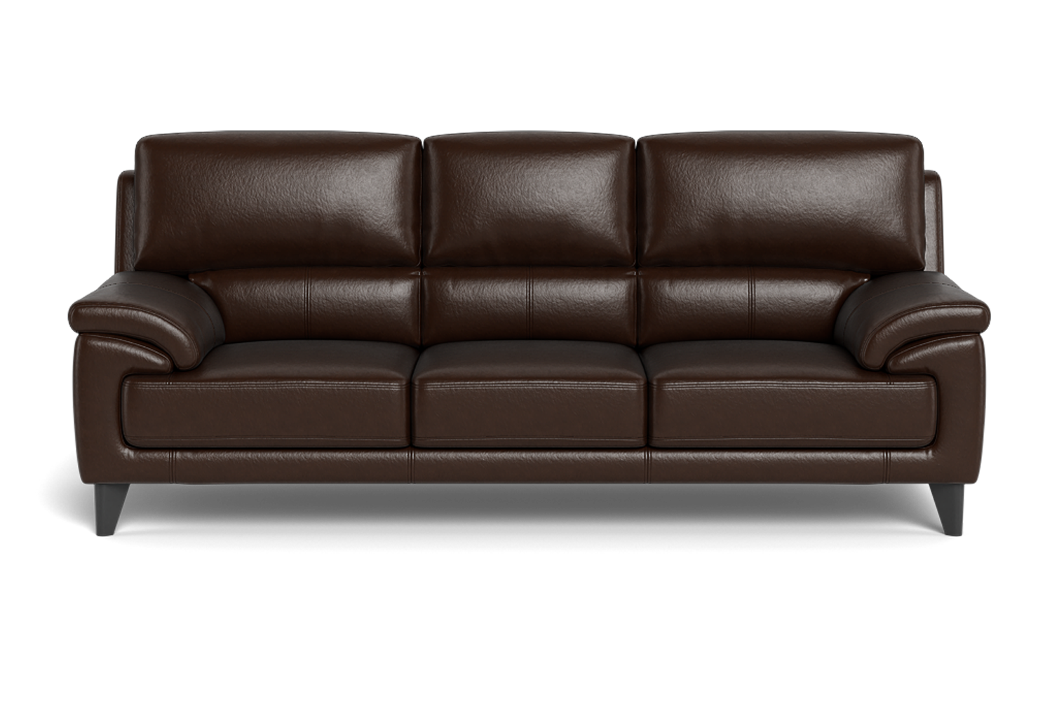 Elena 3 Seater Lounge Leather