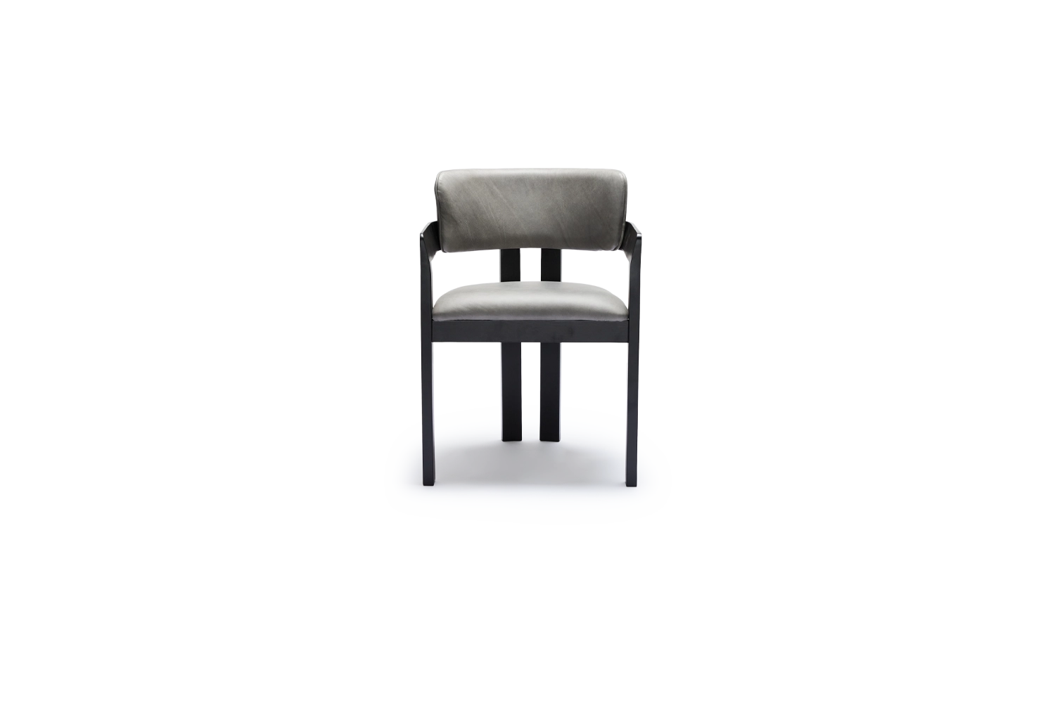 Ellison Armchair - Vintage Ice Grey Leather