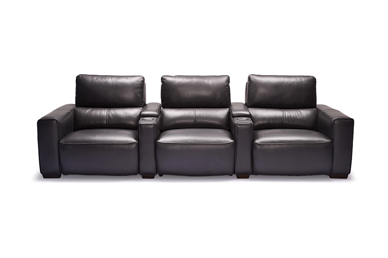 Ridley 3.5 Seater Three Electric Recliners With Telescopic Headrests