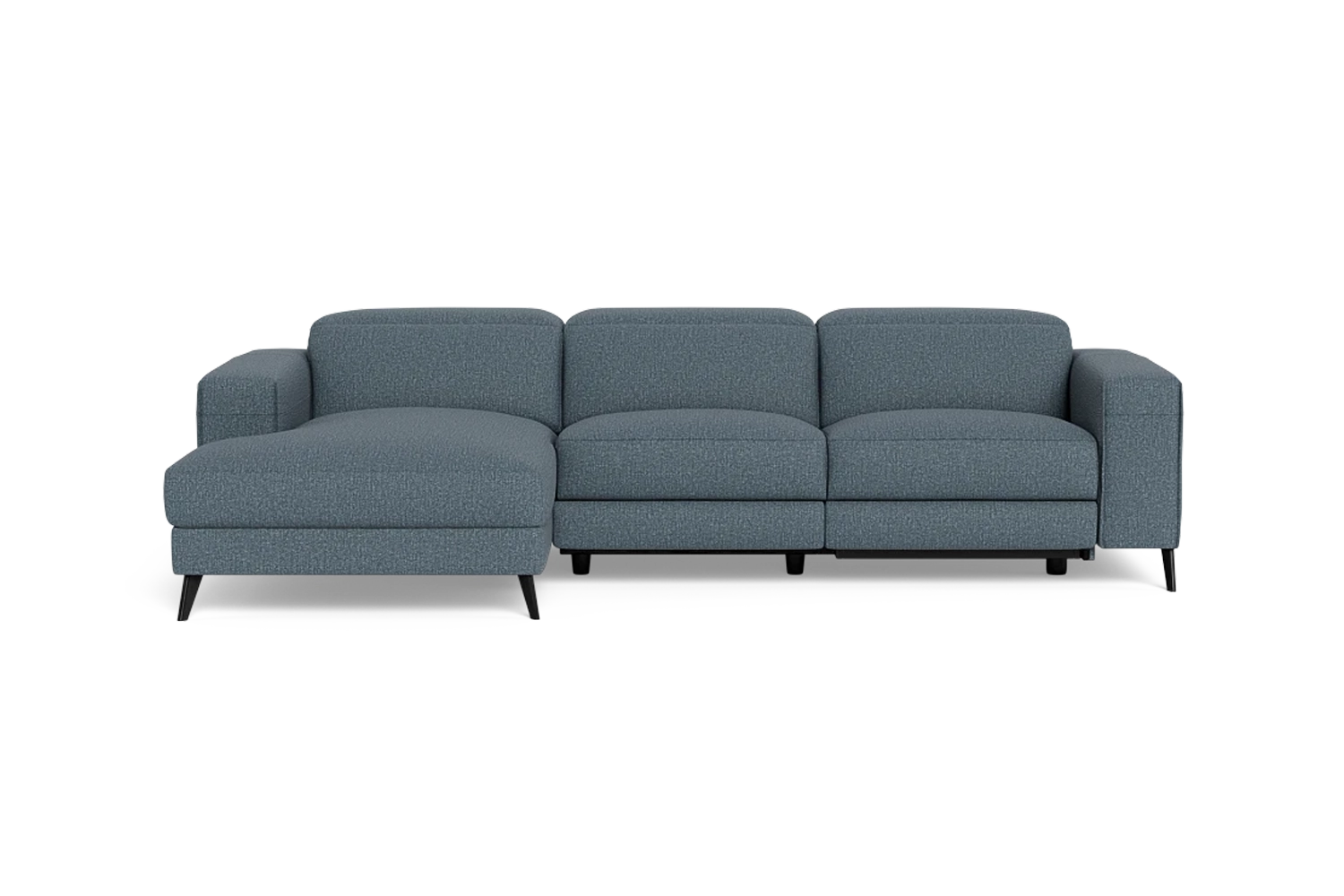 Sloane 3 Seater Electric Recliner With Electric Headrest And Left Chaise - Fabric