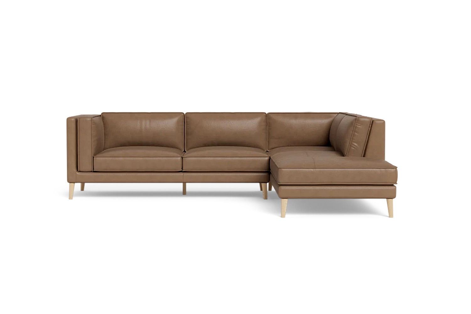 Taviano 2.5 Seater Plus Left Corner Terminal - Leather